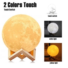 Load image into Gallery viewer, 3D Moon Lamp